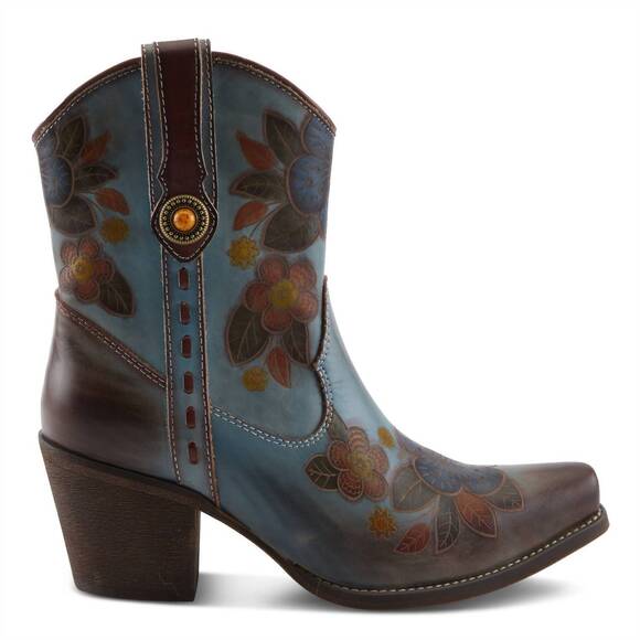 L'ARTISTE Shoes - NEW L'ARTISTE women's cahoots western boots in blue multi